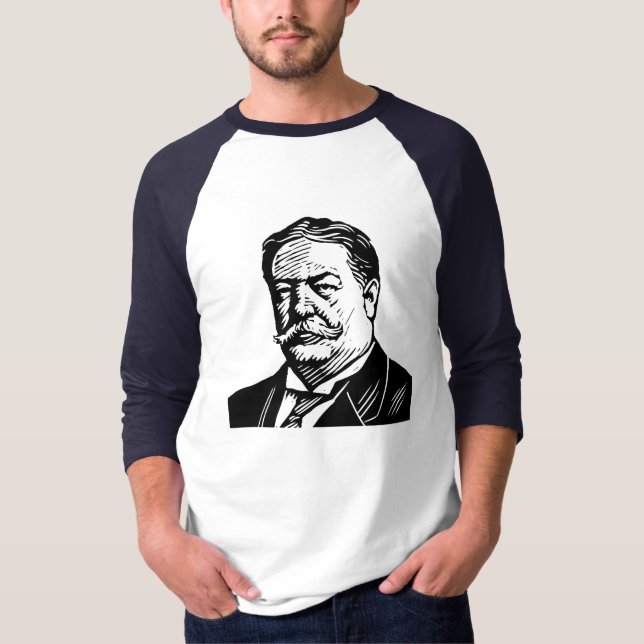 T-shirt William Howard Taft "27" pièce en t (Devant)