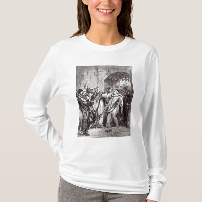 T-shirt William Longchamp et Hugh de Pudsey (Devant)