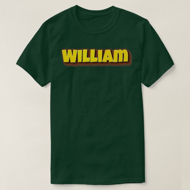 T-shirt William Mon Nom Est William 4 (Design devant)