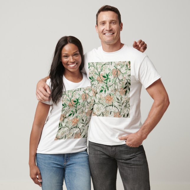 T-shirt William Morris Jardin Fleur de Jasmin Classique (Unisexe)
