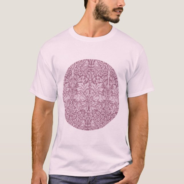 T-shirt William Morris, Le voleur de fraises, revampé (Devant)