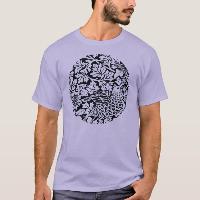 T-shirt William Morris Particularités Florales Anénome d'o (Devant)