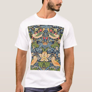 T-shirt William Morris Strawberry Thief Motif floral