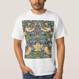T-shirt William Morris Strawberry Thief Motif floral