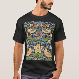T-shirt William Morris Strawberry Thief Motif floral