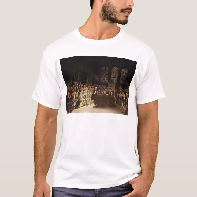 T-shirt William Pitt adressant la Chambre (Devant)