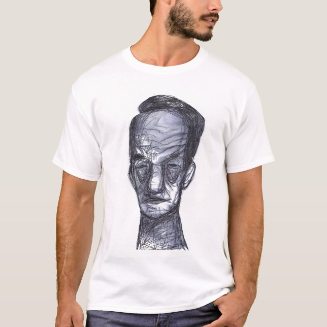 T-shirt William S Burroughs (Devant)