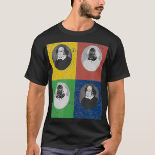 T-shirt William Shakespeare Carrés du masque facial 