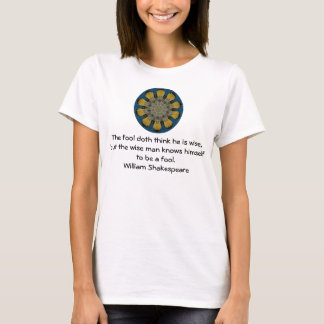 T-shirt William Shakespeare Citation de sagesse