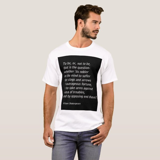 T-shirt William Shakespeare`s "Hamlet" (Devant entier)