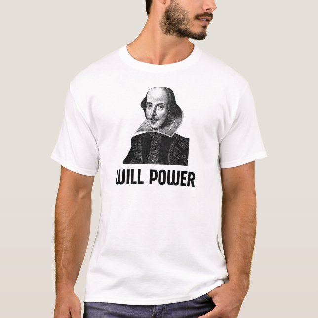 T-shirt William Shakespeare va prendre le pouvoir (Devant)