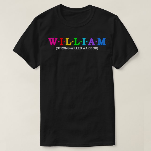 T-shirt William Strongwilled Warrior (Design devant)
