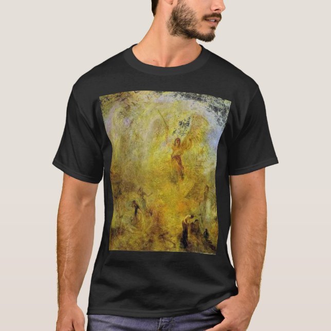 T-shirt William Turner l'ange, se tenant au soleil (Devant)