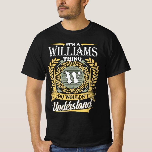 T-shirt Williams Name (Devant)