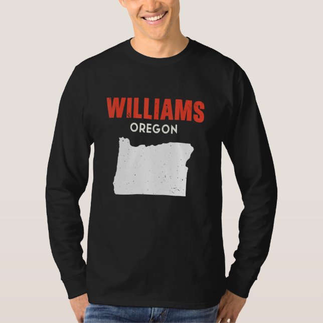 T-shirt Williams Oregon USA State America Travel Oregonian (Devant)