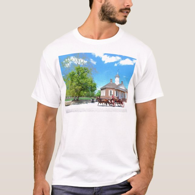 T-shirt Williamsburg colonial (Devant)