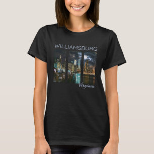 T-shirt Williamsburg Virginia Skyline Local Yorktown York