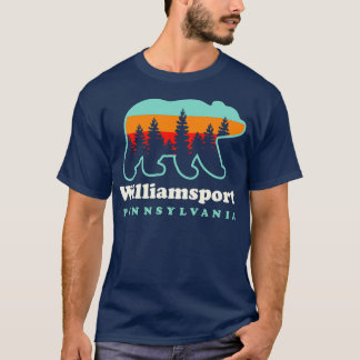T-shirt Williamsport Pennsylvania Randonnée Camping Bear