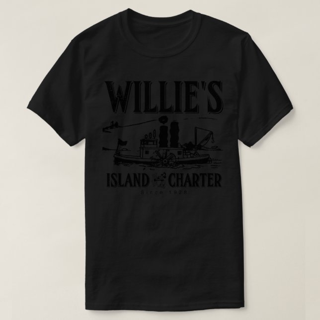 T-shirt Willies Island Charters (Design devant)