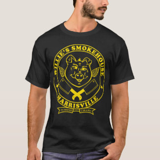 T-SHIRT WILLIS CLEVER LOGO HARRISVILLE GOLD