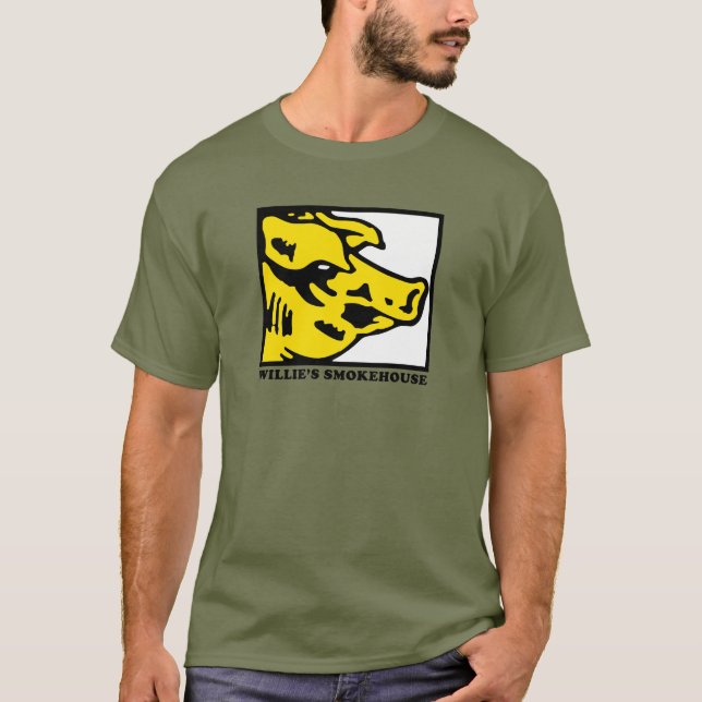 T-shirt WILLIS SMOKEHOUSE COLOR PIGG LOGO (Devant)