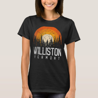 T-shirt Williston Vermont V Vintage les années 70 80 année