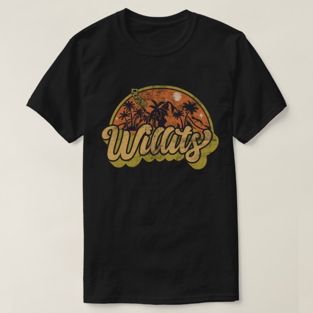 T-shirt Willits, Californie (Design devant)