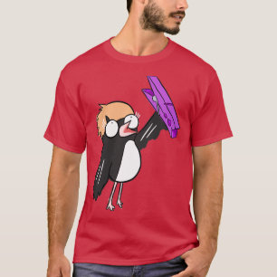 T-shirt Willy Wagtail avec un cochon