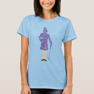 T-shirt Willy Wonka Citation Silhouette