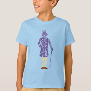 T-shirt Willy Wonka Citation Silhouette