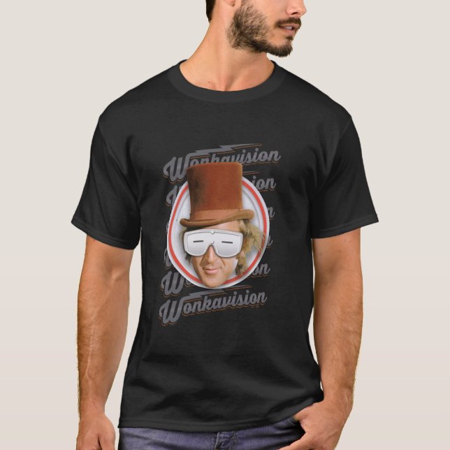 T-shirt Willy Wonka et la Wonkavision de l'usine de chocol (Devant)