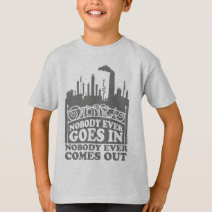 T-shirt Willy Wonka Factory - Nobody Ever Goes In