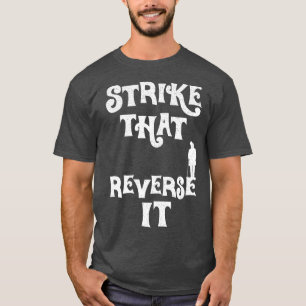 T-shirt Willy Wonka Grève Qui L'Inverse Distresse Blanche