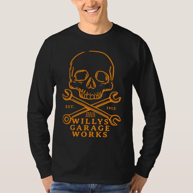 T-shirt Willys Garage Works (Devant)