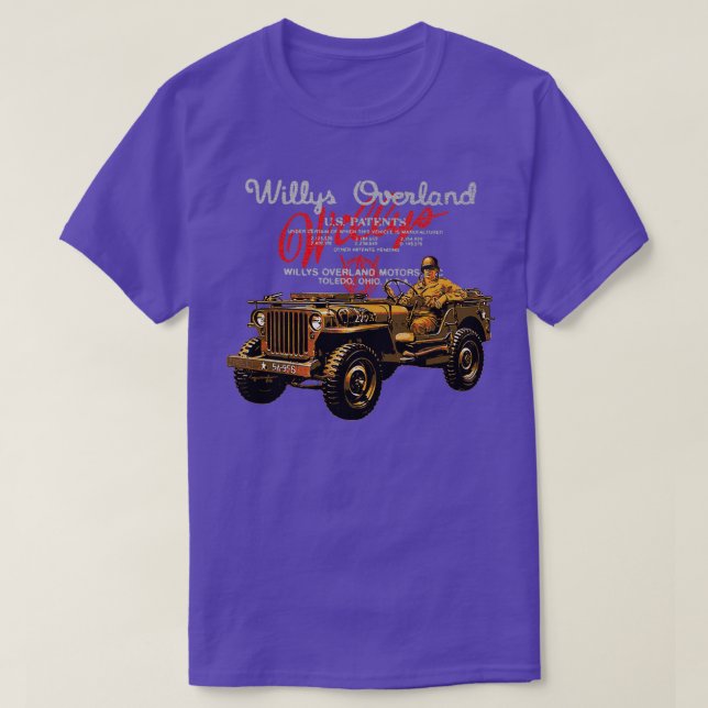 T-shirt Willys Overland (2)  (Design devant)