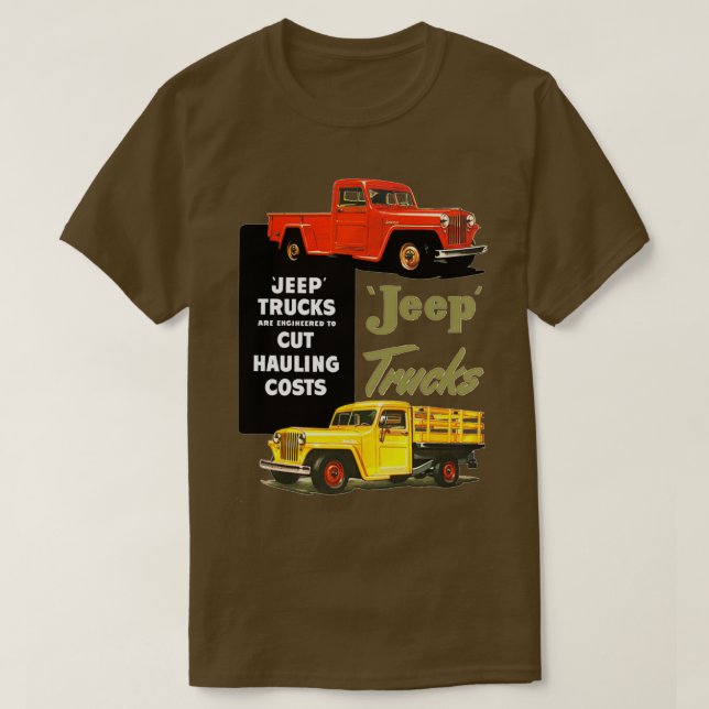 T-shirt Willys Trucks  (Design devant)