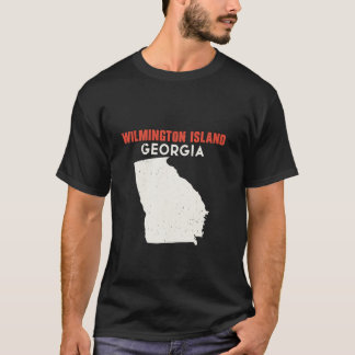 T-shirt Wilmington Island Georgia USA State America Travel