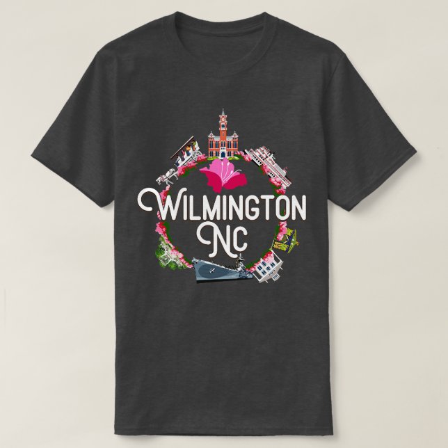 T-SHIRT WILMINGTON NC (Design devant)