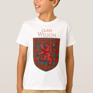 T-shirt Wilson Tartan Scottish Plaid Lion Rampant