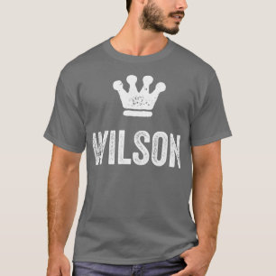 T-shirt Wilson the King Crown and Name Design for Men Call