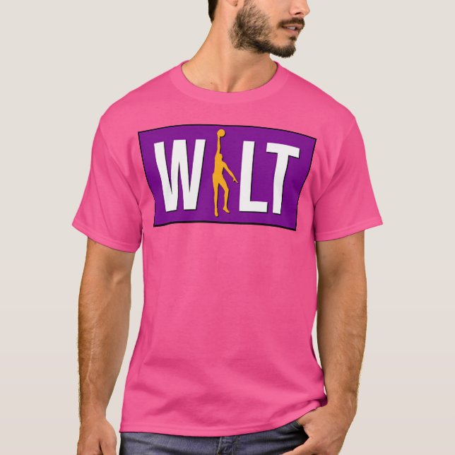 T-shirt Wilt Chamberlain - Basketball Los Angeles (Devant)