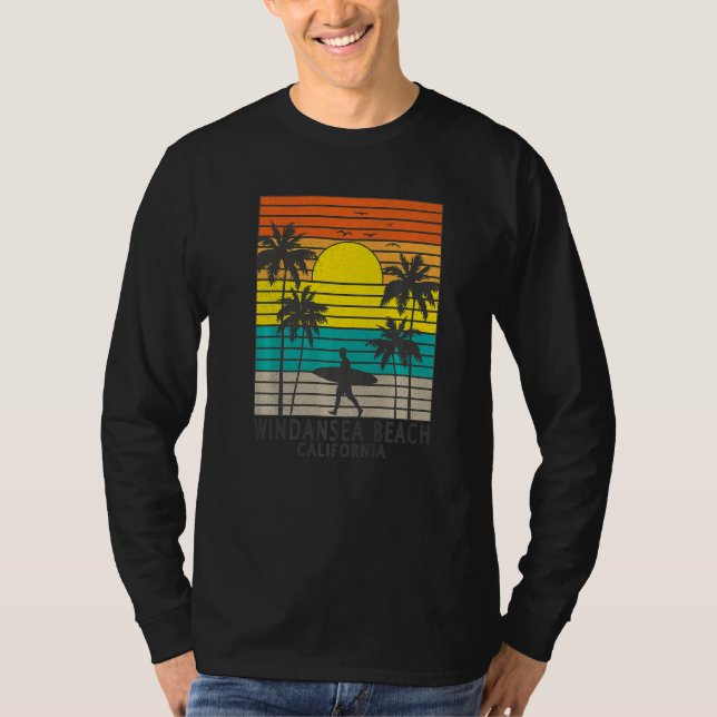 T-shirt Windansea Beach California CA Surfer Surfing Surf  (Devant)