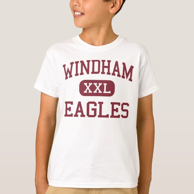 T-shirt Windham - Eagles - Lycée - Windham Maine (Devant)