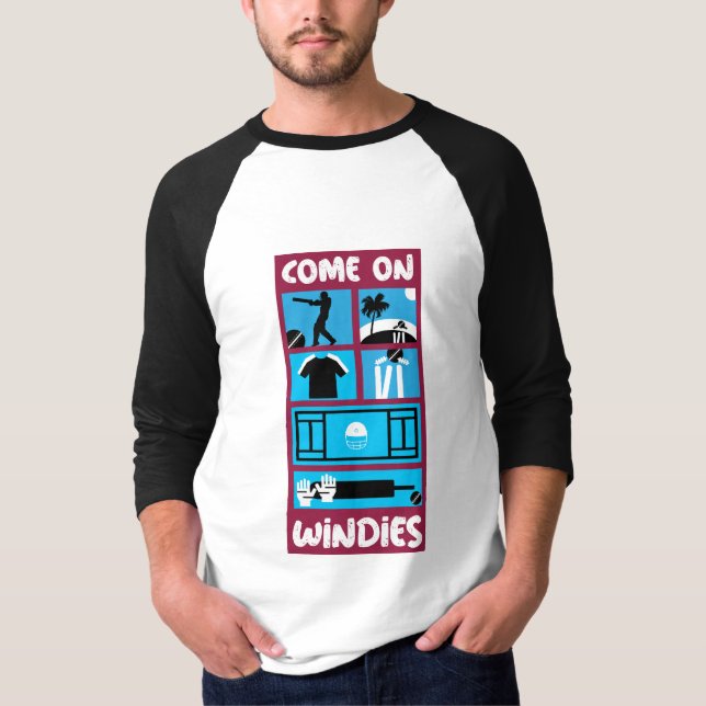 T-shirt Windie Cricket West Indies Test Cricket (Devant)