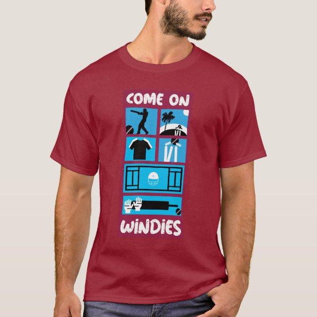 T-shirt Windie Cricket West Indies Test Cricket (Devant)