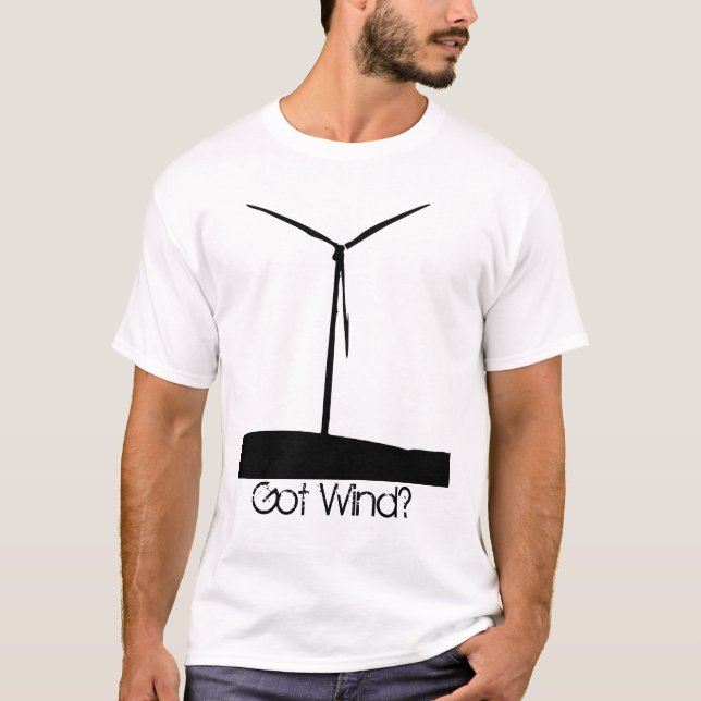 T-shirt windmill1, obtenu le vent ? (Devant)