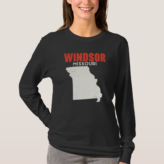 T-shirt Windsor Missouri USA State America Travel Missouri (Devant)