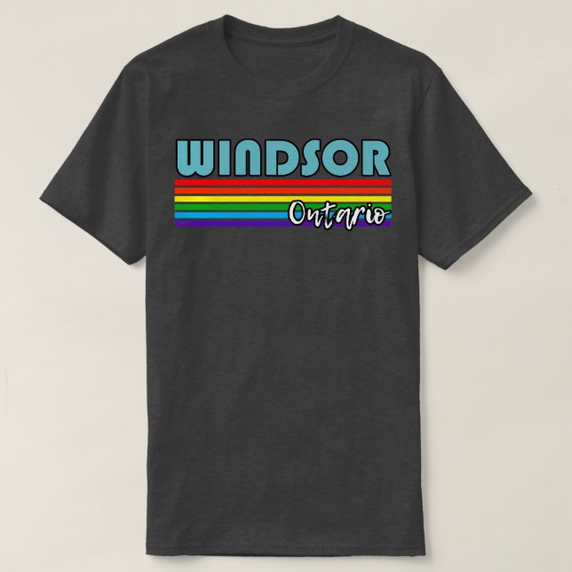 T-shirt Windsor Ontario Pride Windsor LGBT Cadeau LGBT LGB (Design devant)