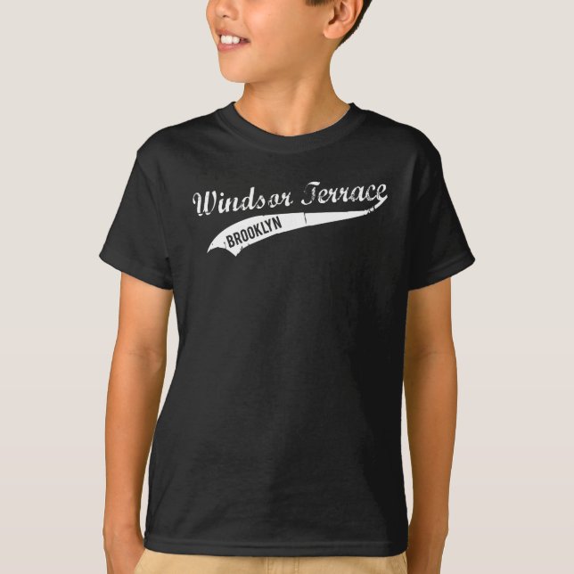 T-shirt Windsor Terrace Brooklyn New York Vintage Look (Devant)