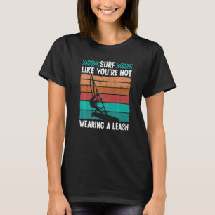 T-shirt Windsurf Vintage Wear Leash Retro Windsurfer